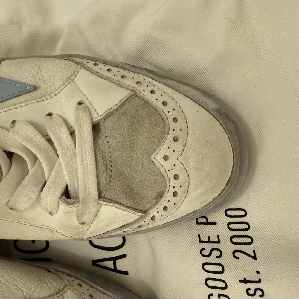 Golden Goose High-Tops with Light Blue Star and Silver Details - Picture 8 of 9